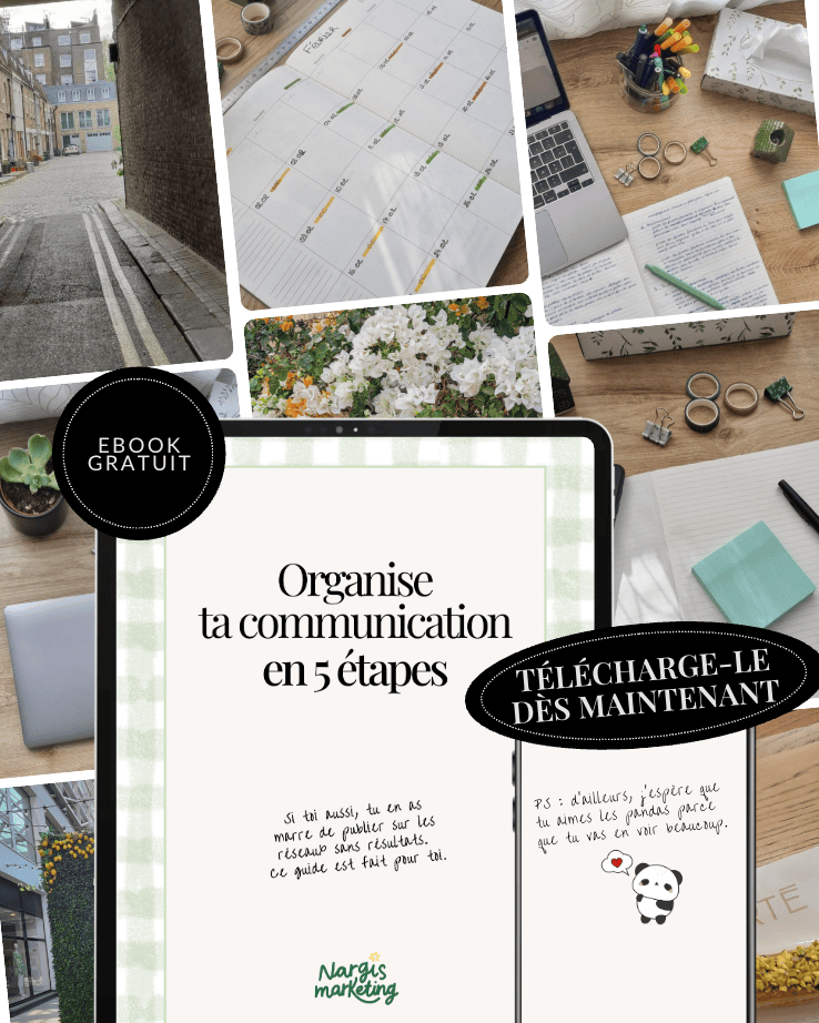 Image du guide "Organise ta communication en 5 étapes"